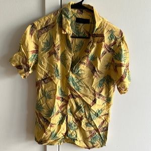 All Saints Short Sleeve Button Down SMALL